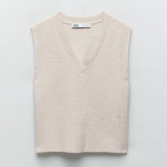 Zara Jackets & Coats Zara Sweater Vest Poshmark
